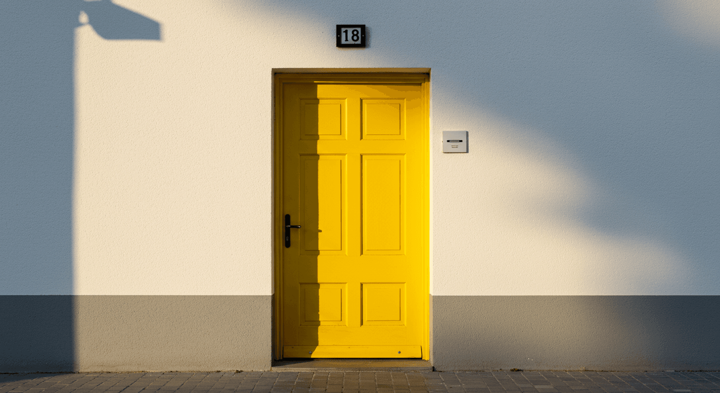 Illustration de l'article sur quelles couleurs choisir pour votre porte d'entrée en 2025 ?